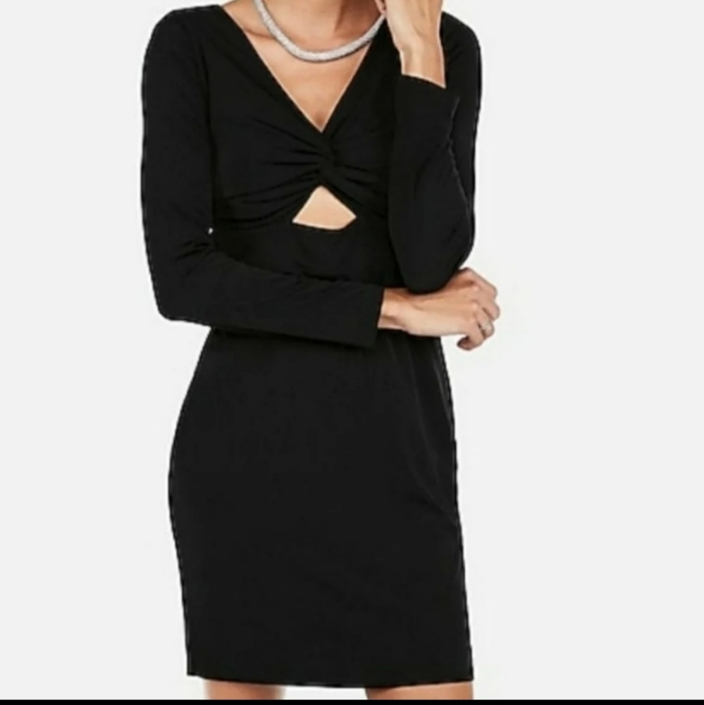 Express mini black dress
